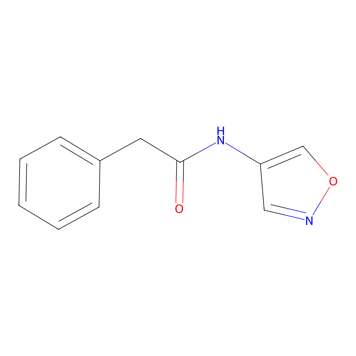 N-(Isoxazol-4-yl)-2-phenylacetamide molecular structure, CAS 1389313-62-5