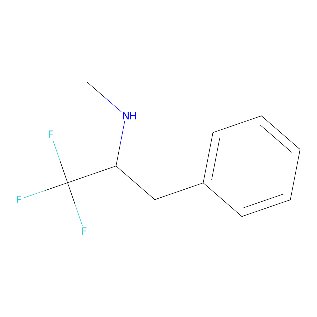 (R)-N-Methyl-3,3,3-Trifluoro-1-phenyl-2-propylamine molecular structure, CAS 1389320-37-9