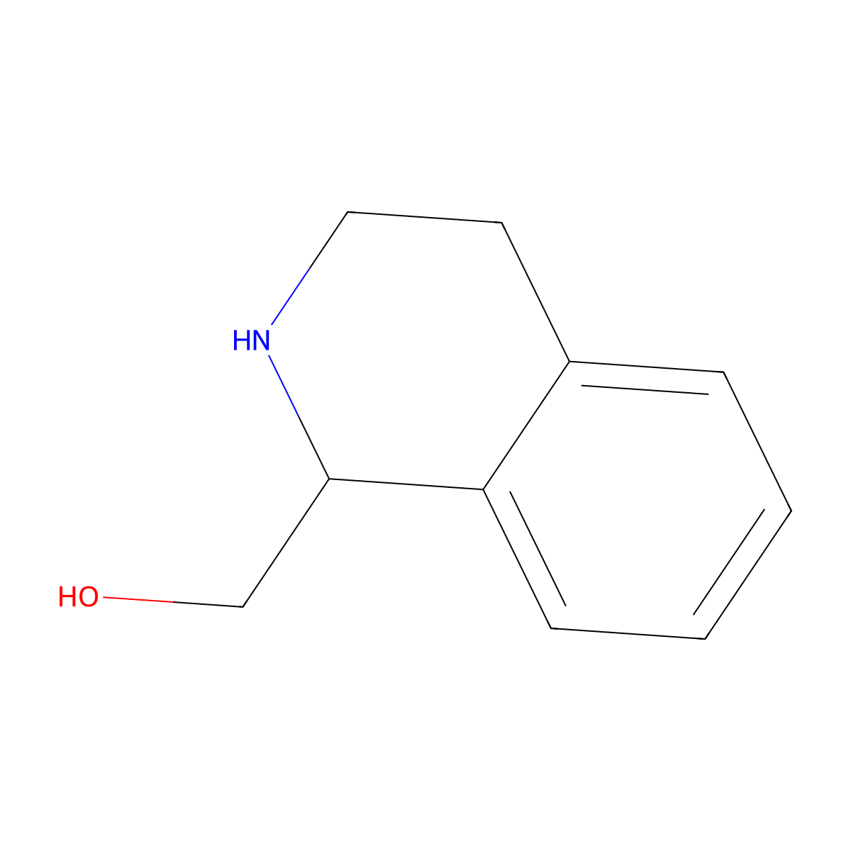 1,2,3,4-Tetrahydroisoquinolin-1-ylmethanol molecular structure, CAS 1389356-55-1