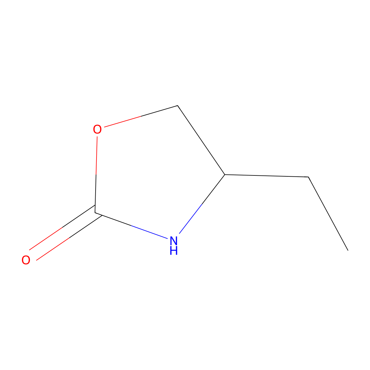 (S)-4-ethyloxazolidin-2-one molecular structure, CAS 13896-06-5