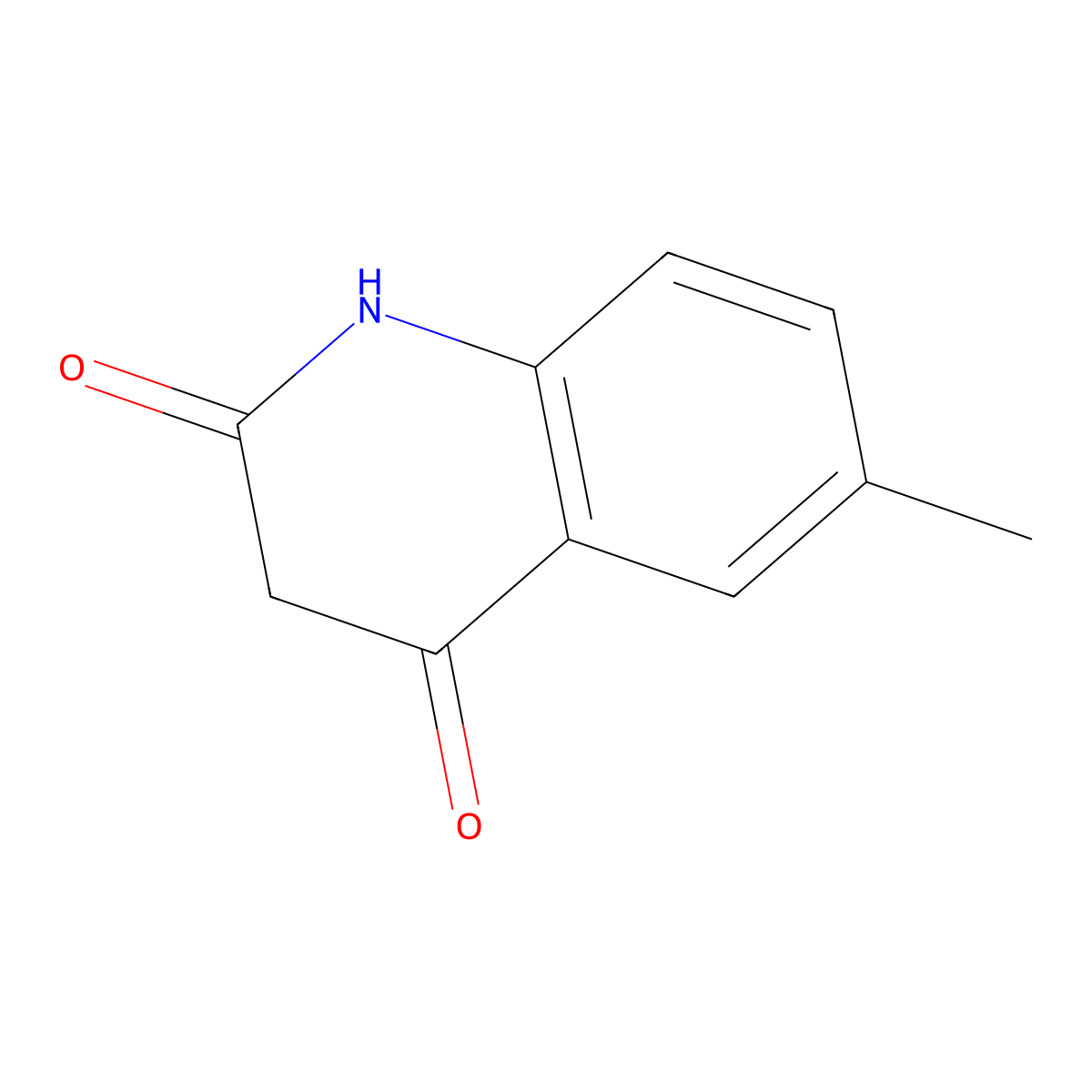 6-Methylquinoline-2,4(1H,3H)-dione molecular structure, CAS 138964-50-8