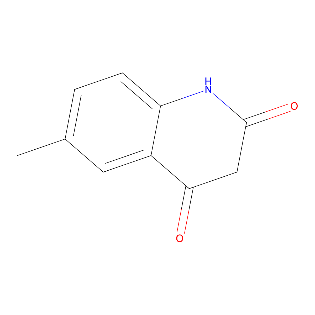 6-Methylquinoline-2,4(1H,3H)-dione molecular structure, CAS 138964-50-8