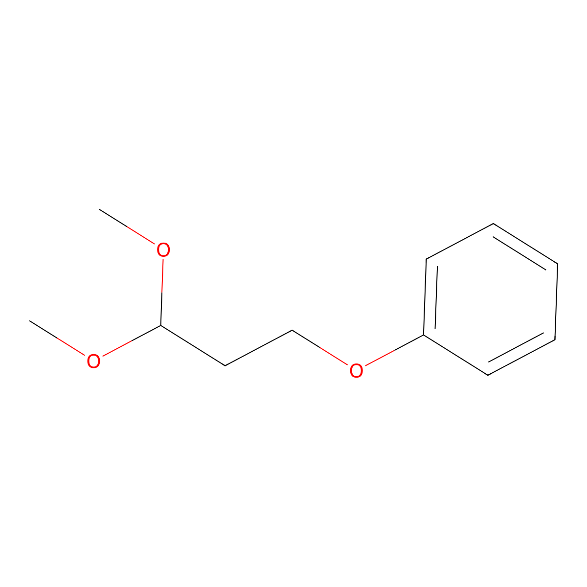 (3,3-Dimethoxypropoxy)benzene molecular structure, CAS 138977-78-3