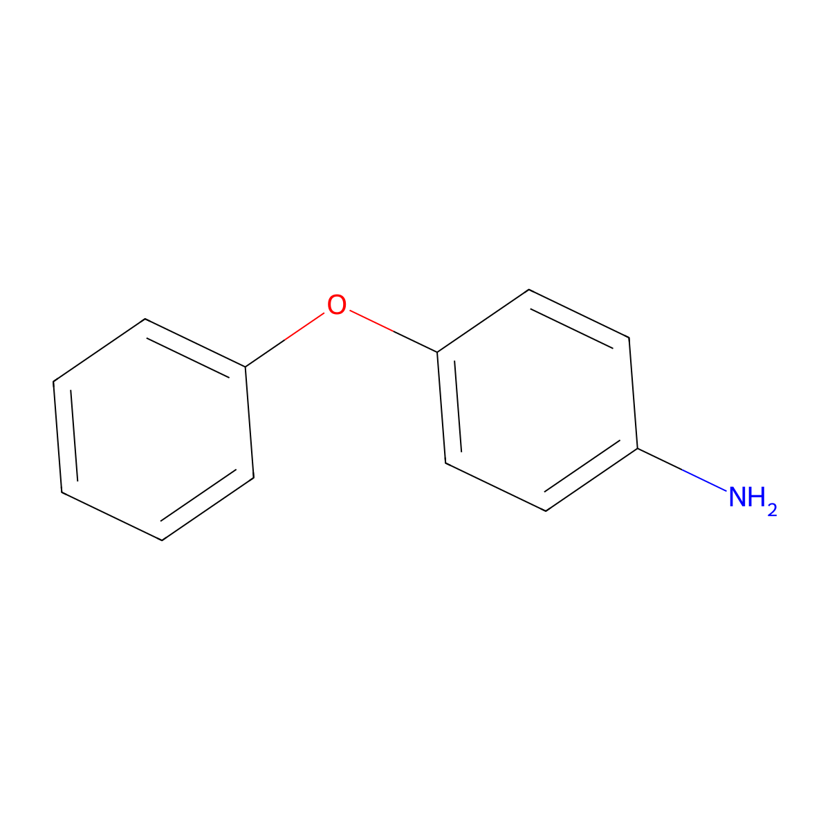 (4-Aminophenoxy)benzene molecular structure, CAS 139-59-3