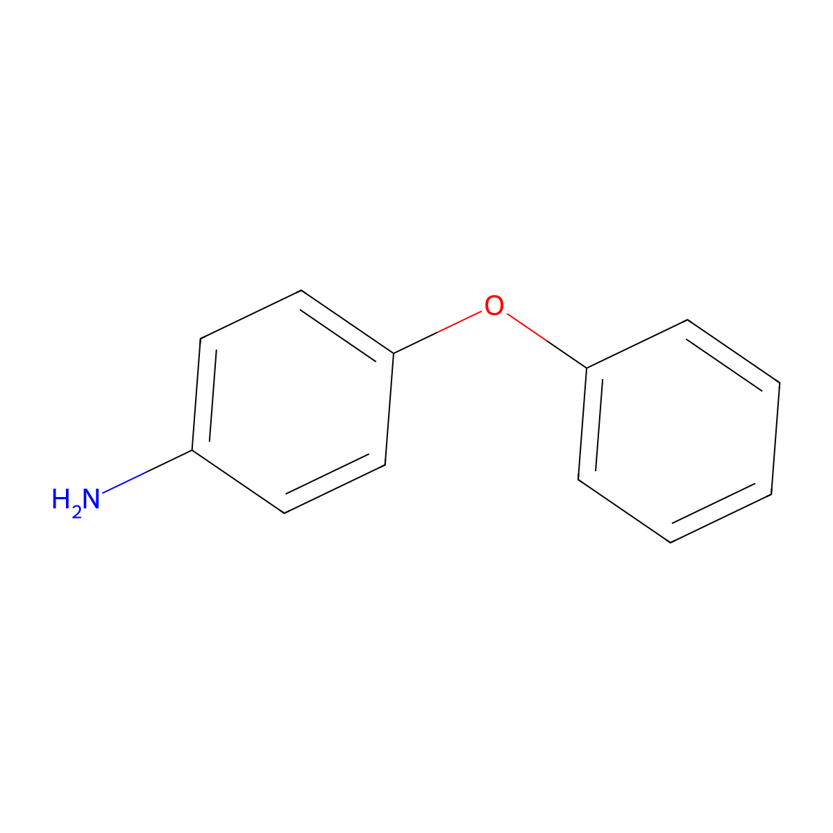 (4-Aminophenoxy)benzene molecular structure, CAS 139-59-3