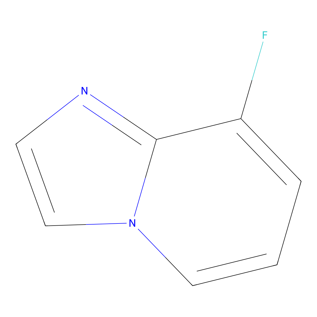 8-Fluoroimidazo(1,2-a)pyridine molecular structure, CAS 139022-26-7