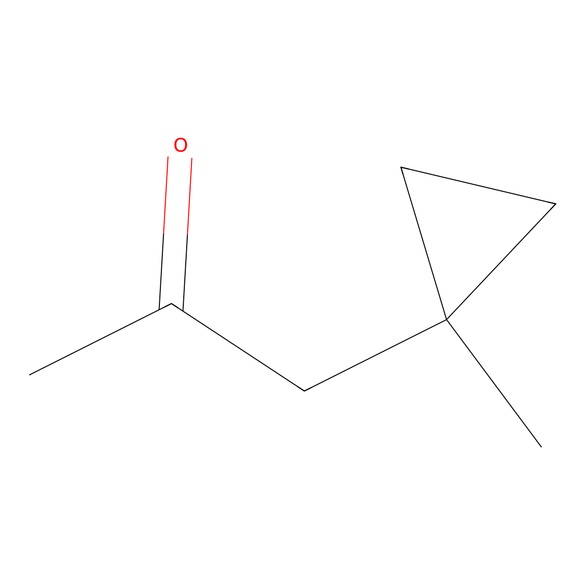 1-(1-Methylcyclopropyl)propan-2-one molecular structure, CAS 13905-14-1