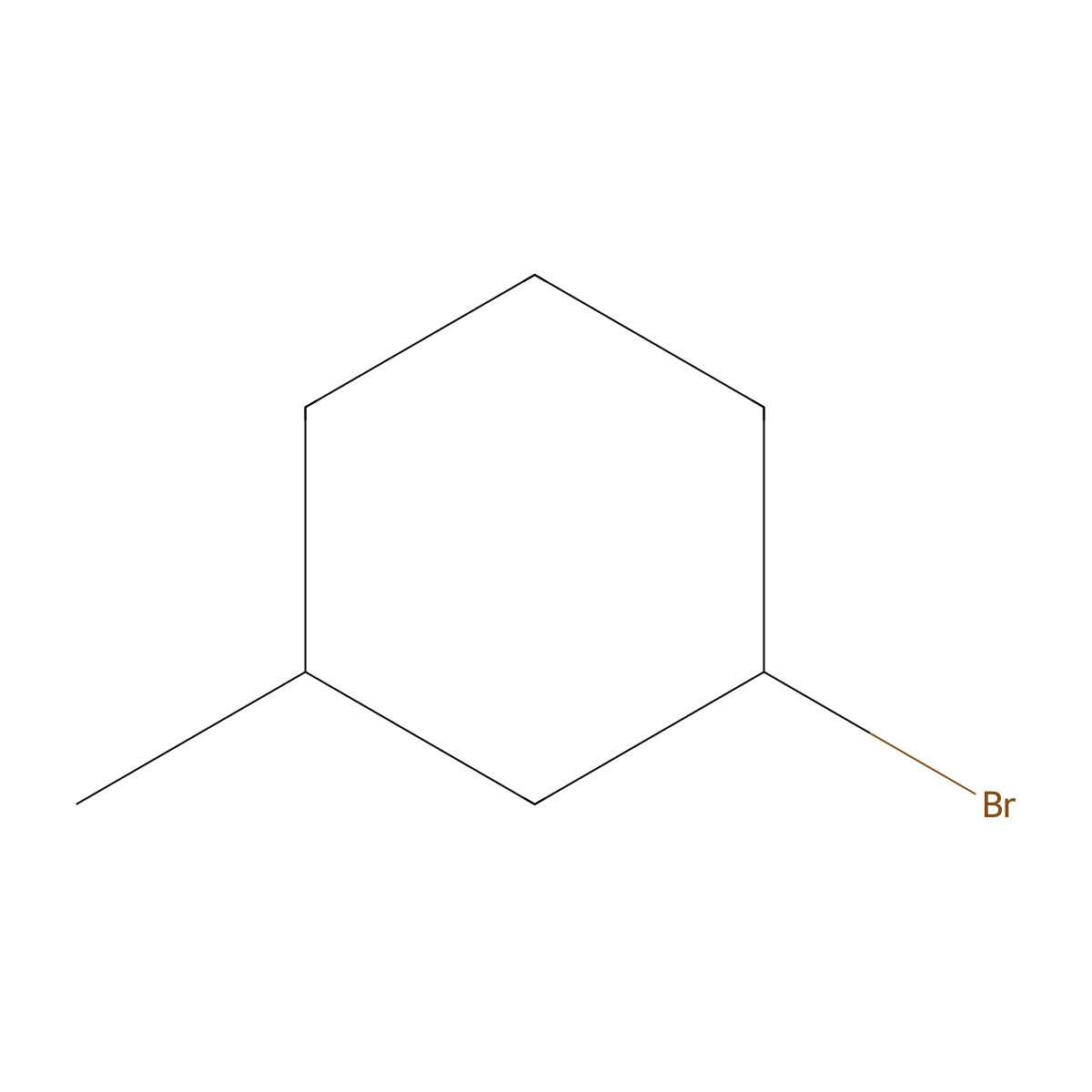 Cyclohexane, 1-bromo-3-methyl- molecular structure, CAS 13905-48-1