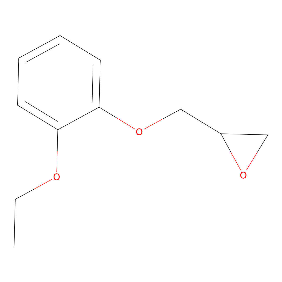 (2S)-2-[(2-Ethoxyphenoxy)methyl]-oxirane molecular structure, CAS 139067-95-1