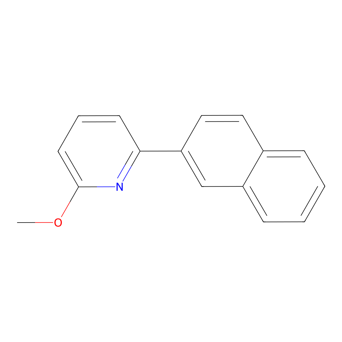 2-Methoxy-6-(2-naphthalenyl)pyridine molecular structure, CAS 139082-53-4