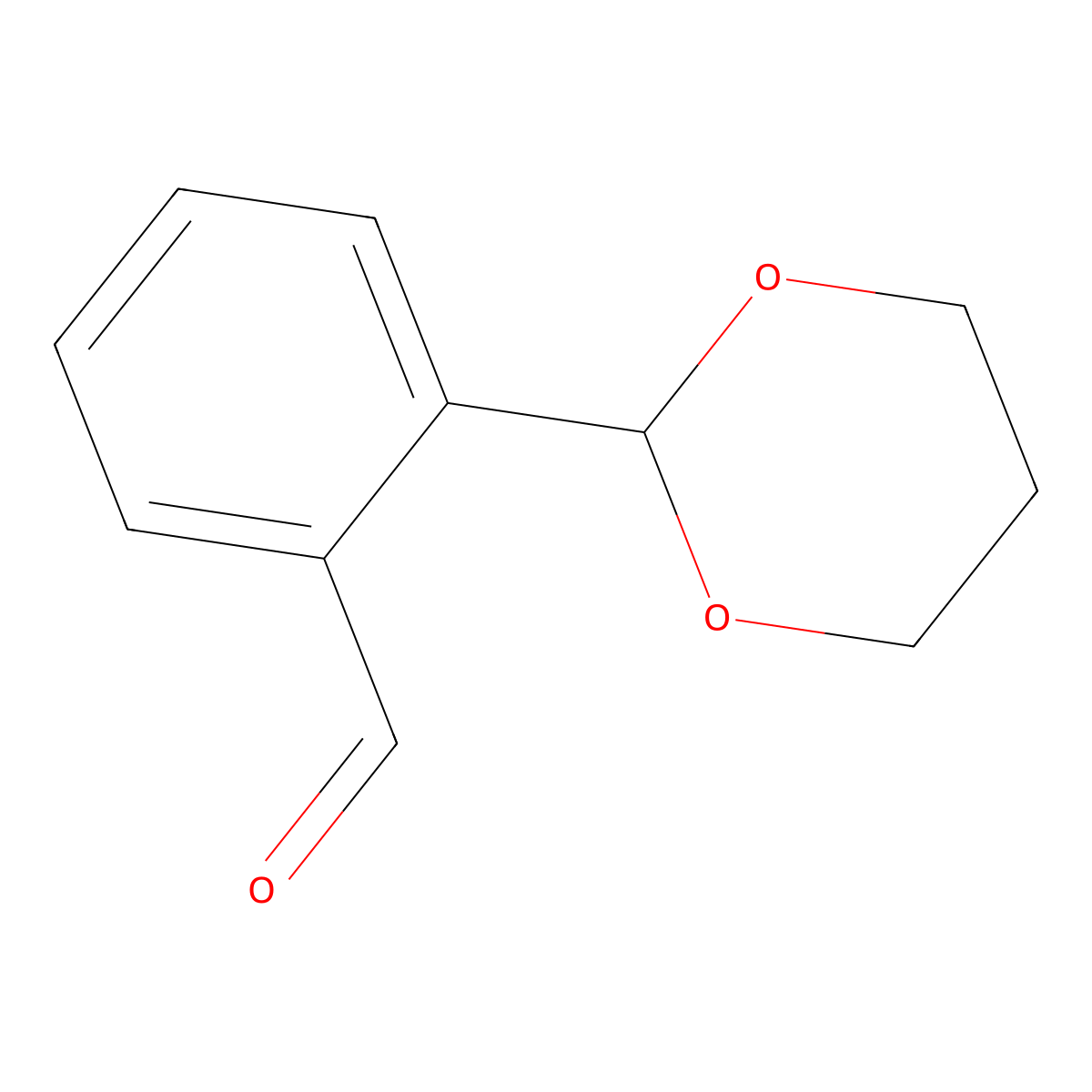 2-(1,3-Dioxan-2-yl)benzaldehyde molecular structure, CAS 139086-86-5