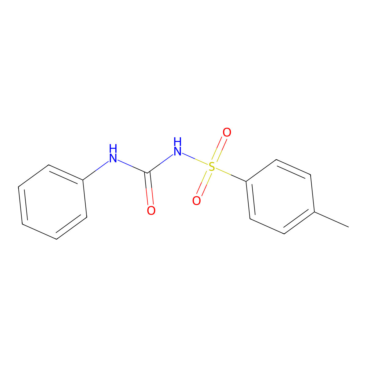 1-Phenyl-3-(p-toluenesulfonyl)urea molecular structure, CAS 13909-63-2