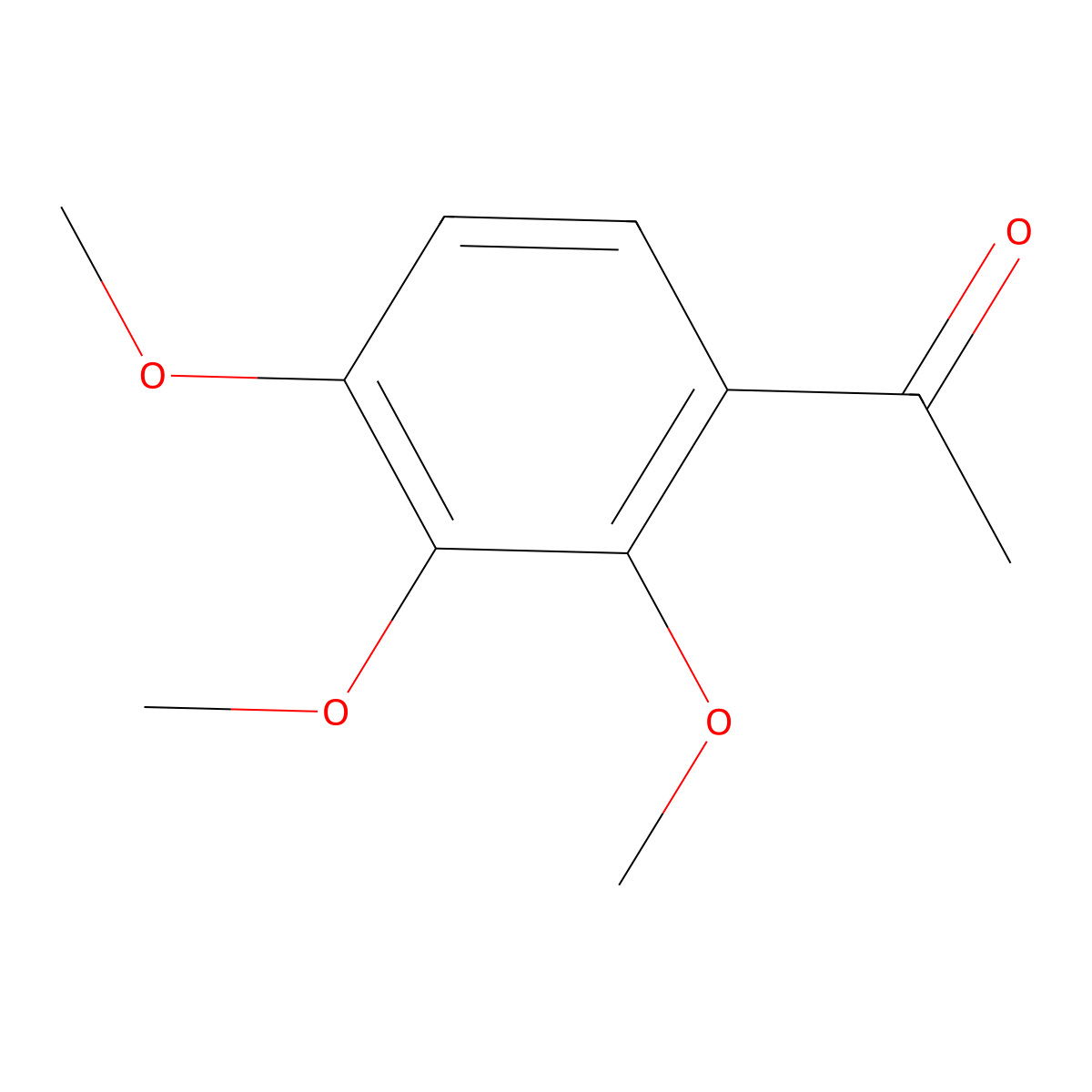 2',3',4'-Trimethoxyacetophenone molecular structure, CAS 13909-73-4