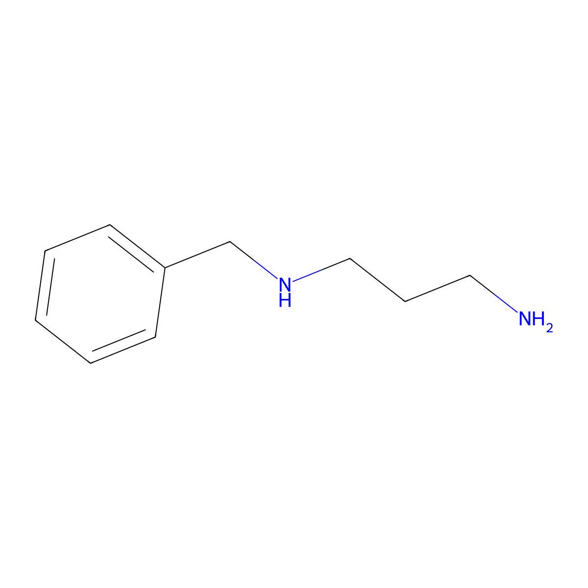 N-benzylpropane-1,3-diamine molecular structure, CAS 13910-48-0