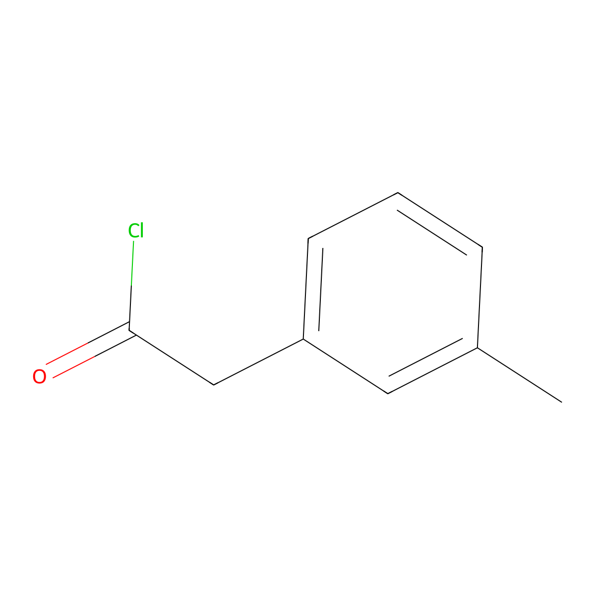 m-Tolylacetyl chloride molecular structure, CAS 13910-79-7