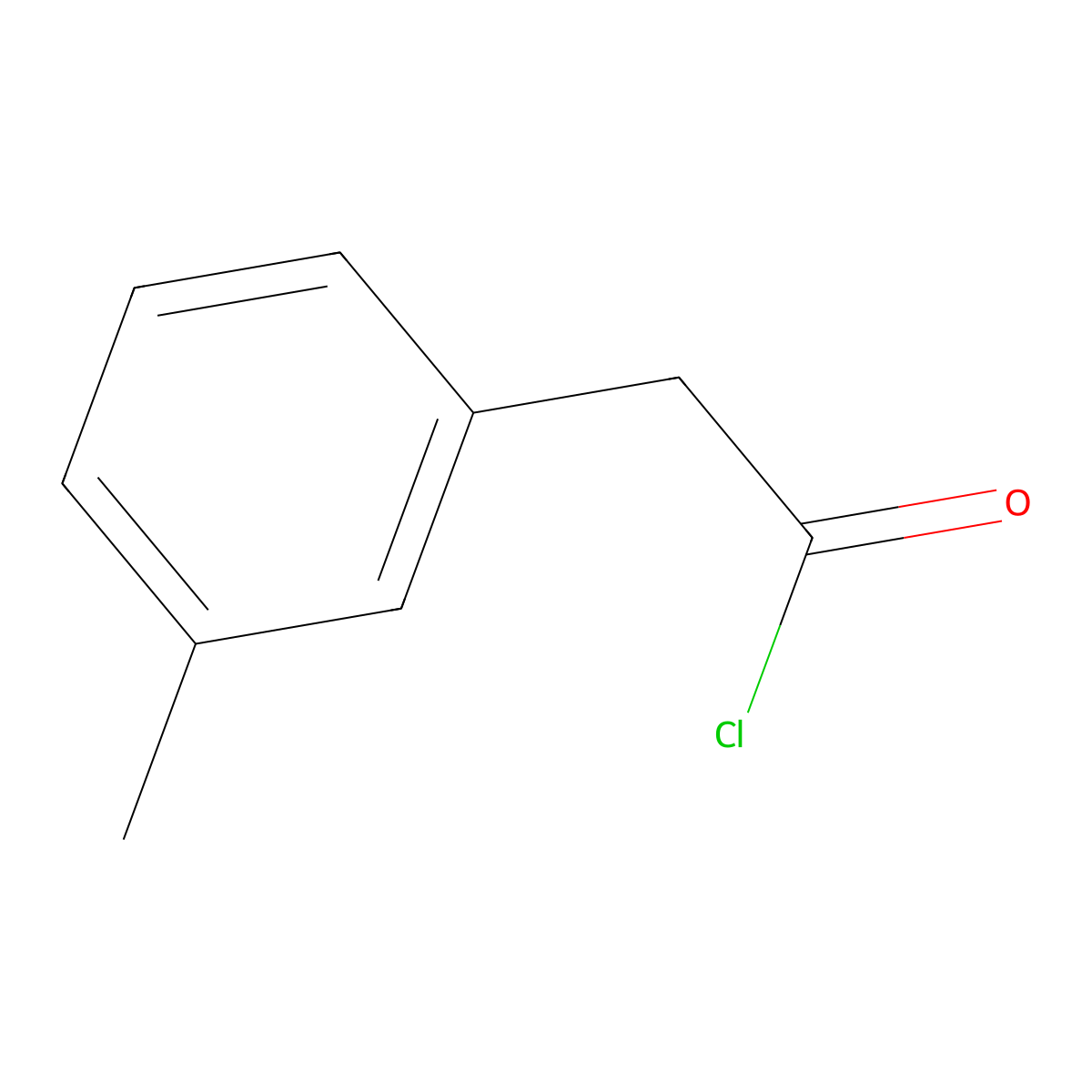 m-Tolylacetyl chloride molecular structure, CAS 13910-79-7