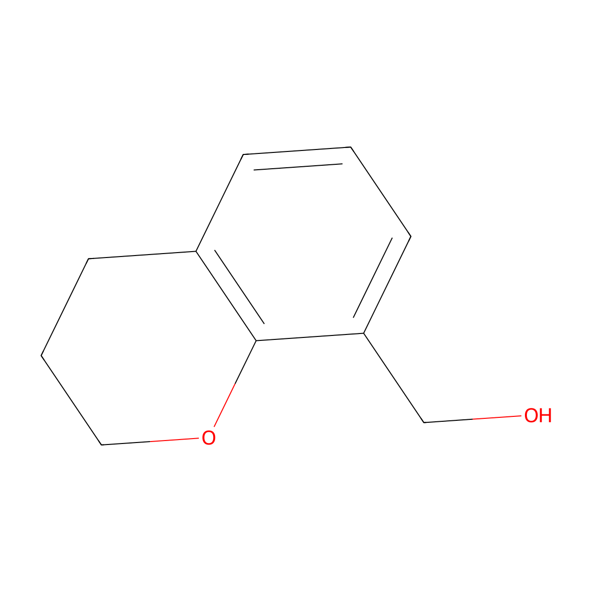 (3,4-dihydro-2H-1-benzopyran-8-yl)methanol molecular structure, CAS 1391012-39-7