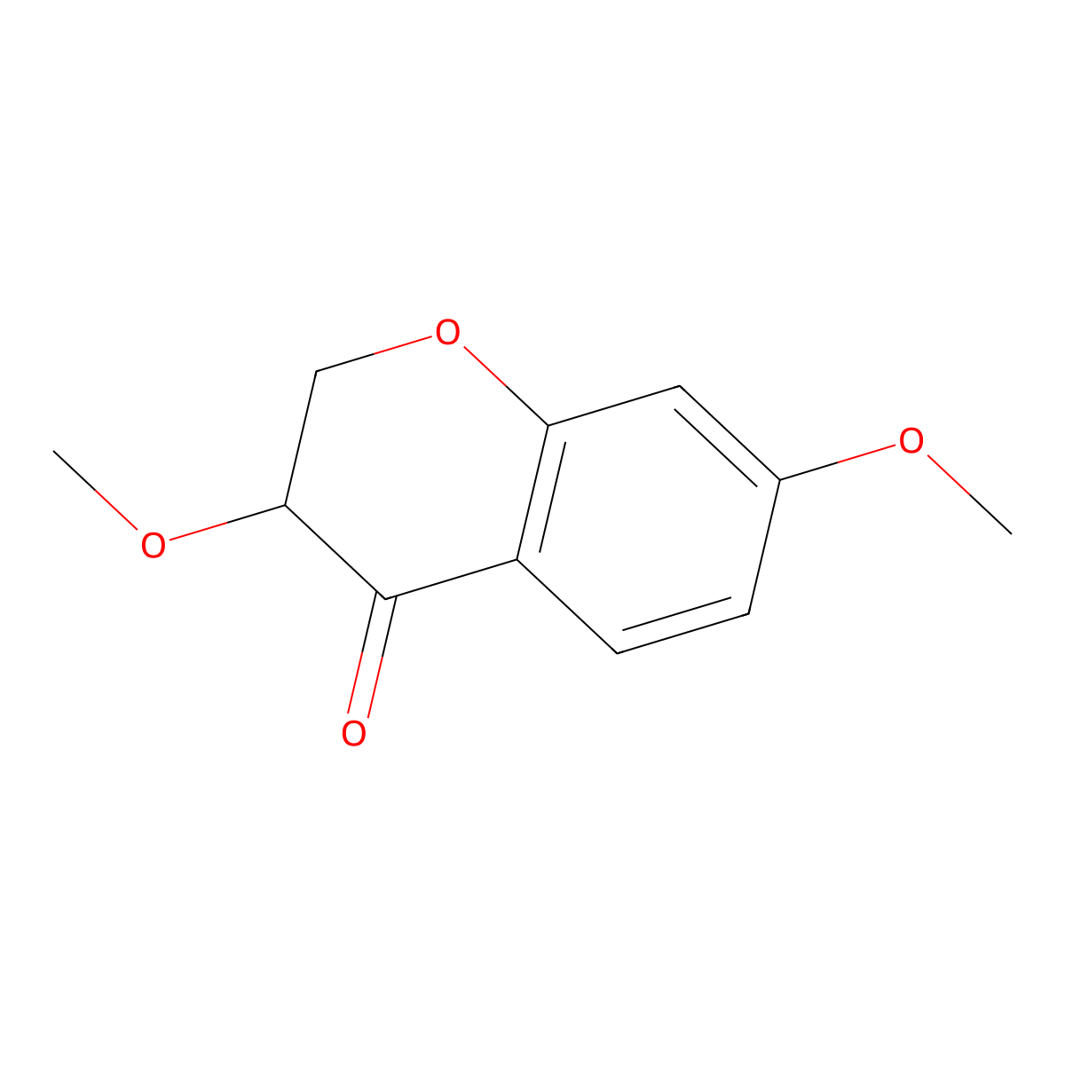 3,7-Dimethoxy-3,4-dihydro-2H-1-benzopyran-4-one molecular structure, CAS 1391028-31-1