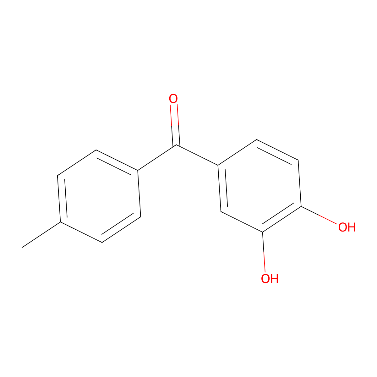 Desnitrotolcapone molecular structure, CAS 1391053-03-4