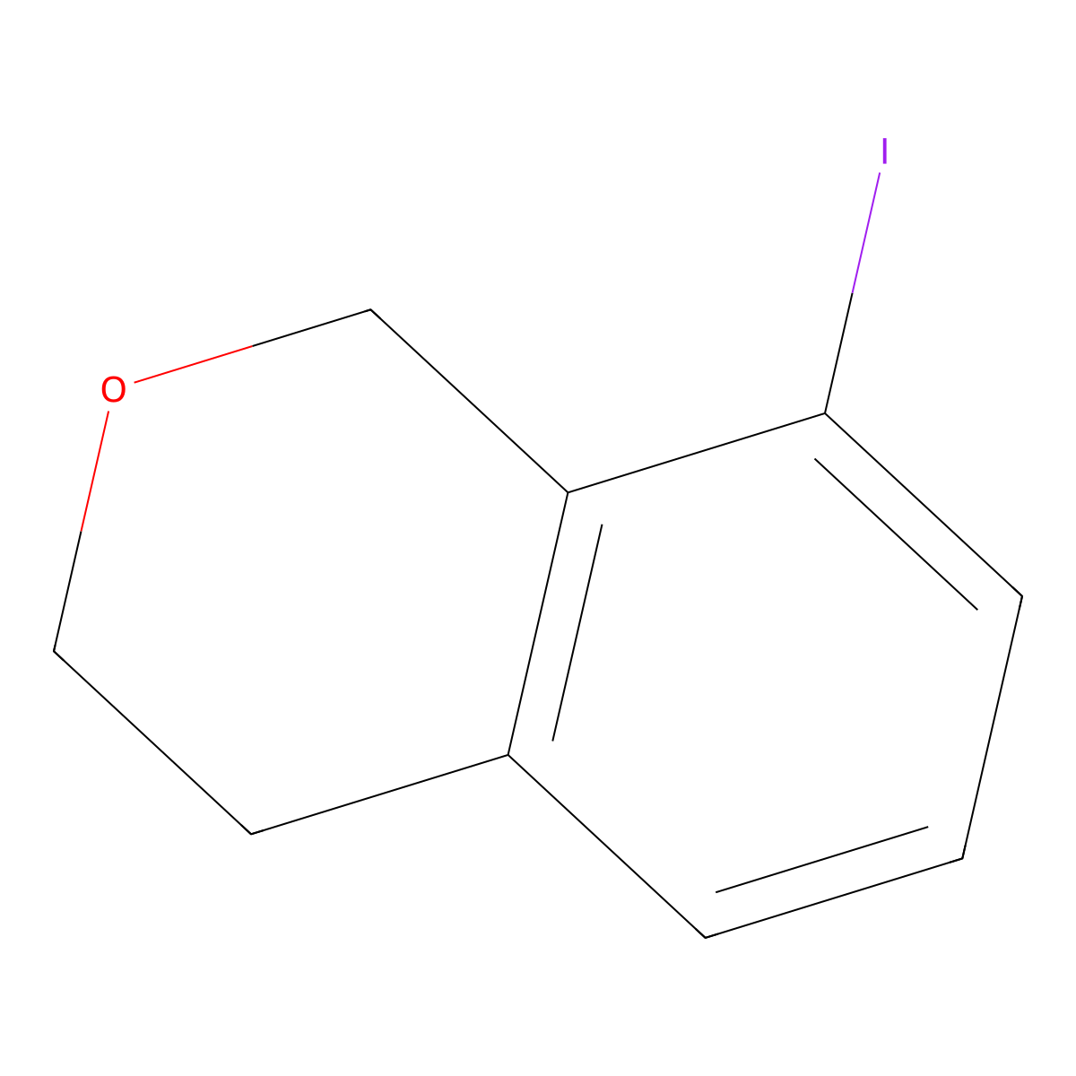 8-Iodo-3,4-dihydro-1H-2-benzopyran molecular structure, CAS 1391059-96-3