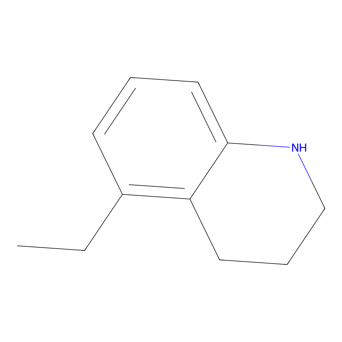 5-Ethyl-1,2,3,4-tetrahydroquinoline molecular structure, CAS 1391081-62-1