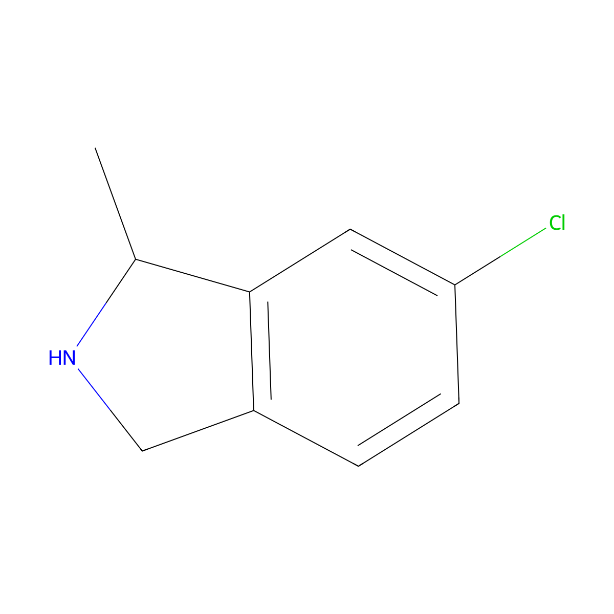 6-Chloro-1-methylisoindoline molecular structure, CAS 1391082-02-2
