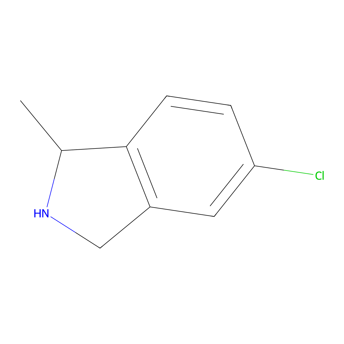 5-Chloro-1-methylisoindoline molecular structure, CAS 1391083-14-9