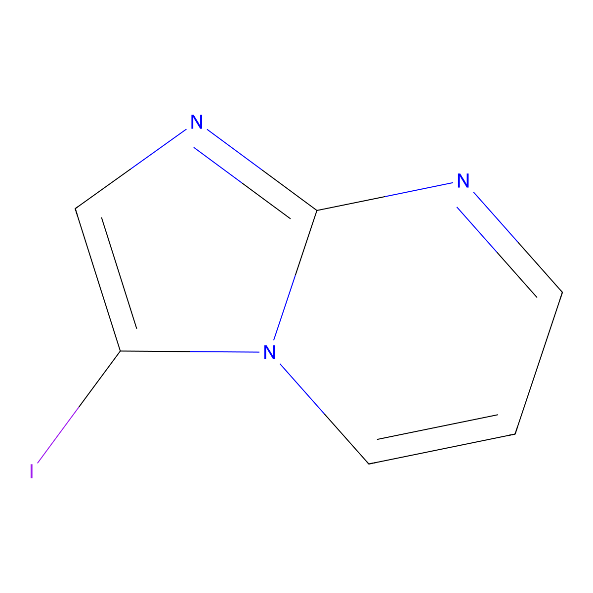 3-Iodoimidazo[1,2-a]pyrimidine molecular structure, CAS 1391088-79-1