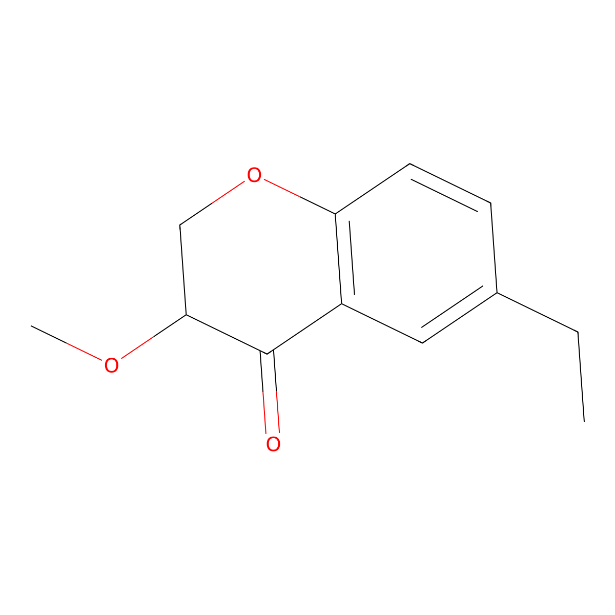 6-Ethyl-3-methoxychroman-4-one molecular structure, CAS 1391142-81-6