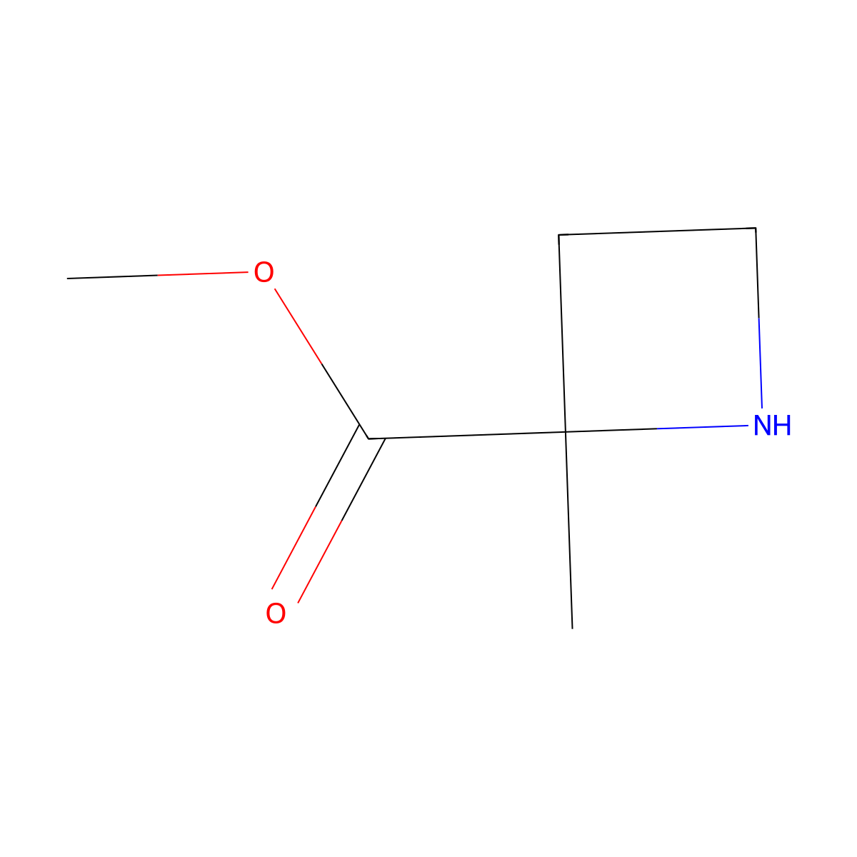 Methyl (2S)-2-methylazetidine-2-carboxylate molecular structure, CAS 1391194-83-4