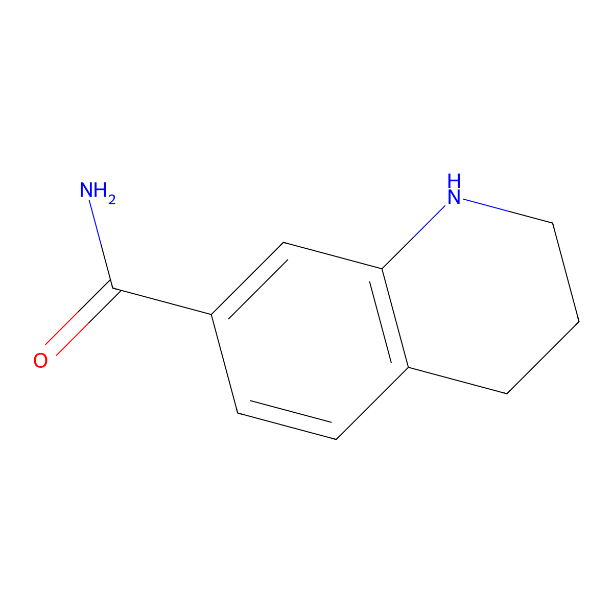 1,2,3,4-Tetrahydroquinoline-7-carboxamide molecular structure, CAS 1391210-56-2