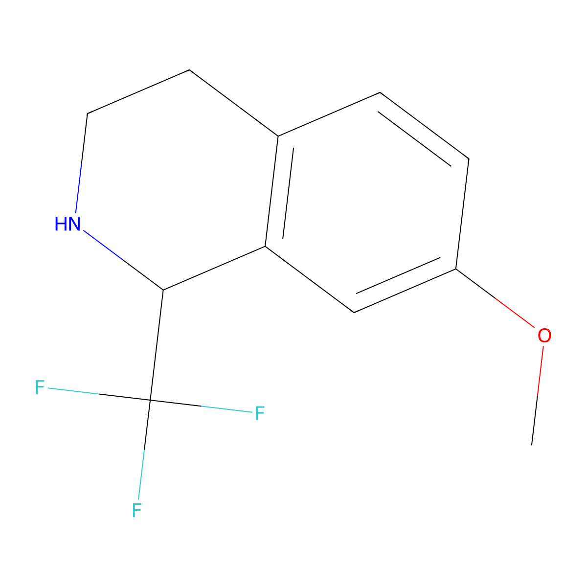 7-Methoxy-1-(trifluoromethyl)-1,2,3,4-tetrahydroisoquinoline molecular structure, CAS 1391231-21-2