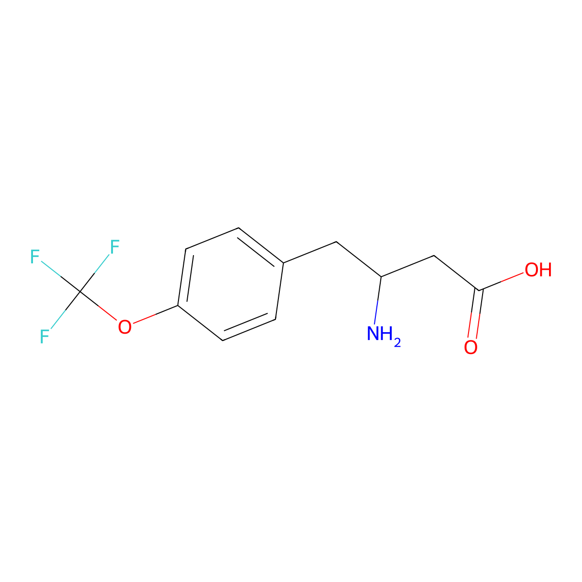 3-Amino-4-[4-(trifluoromethoxy)phenyl]butyric Acid molecular structure, CAS 1391233-98-9
