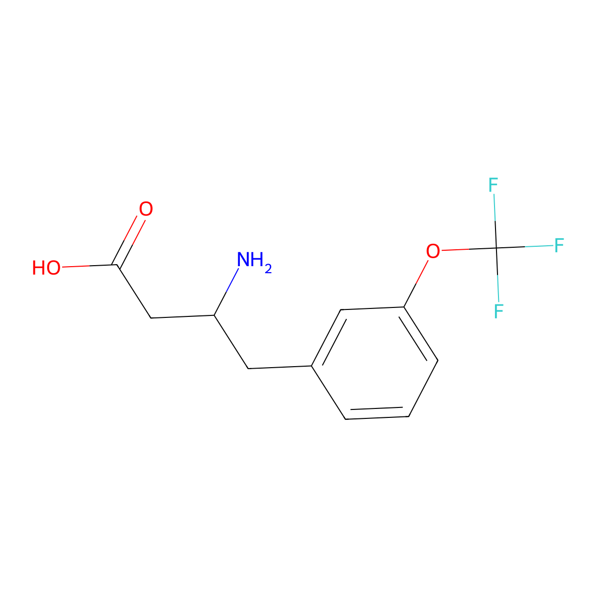 3-Amino-4-[3-(trifluoromethoxy)phenyl]butyric Acid molecular structure, CAS 1391248-75-1