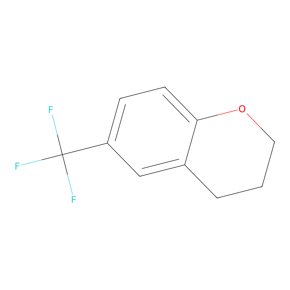 6-(Trifluoromethyl)chromane molecular structure, CAS 1391248-96-6