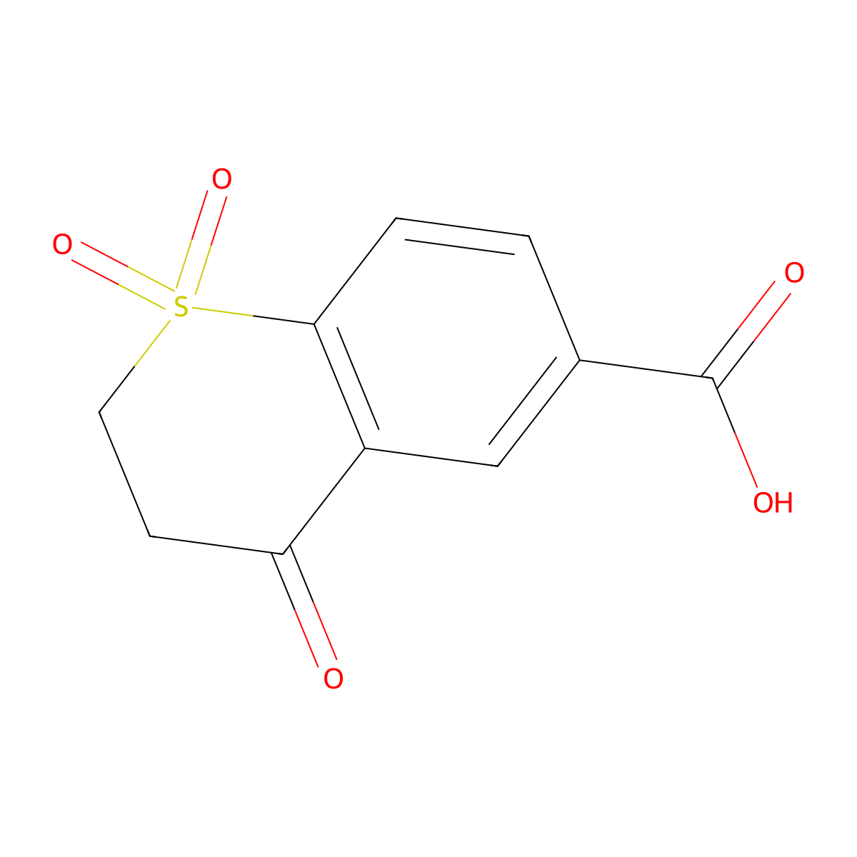 1,1,4-Trioxo-2H,3H-benzo[E]thiin-6-carboxylic acid molecular structure, CAS 1391272-62-0