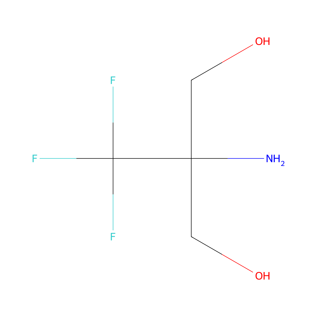 2-Amino-2-(trifluoromethyl)propane-1,3-diol molecular structure, CAS 1391273-70-3
