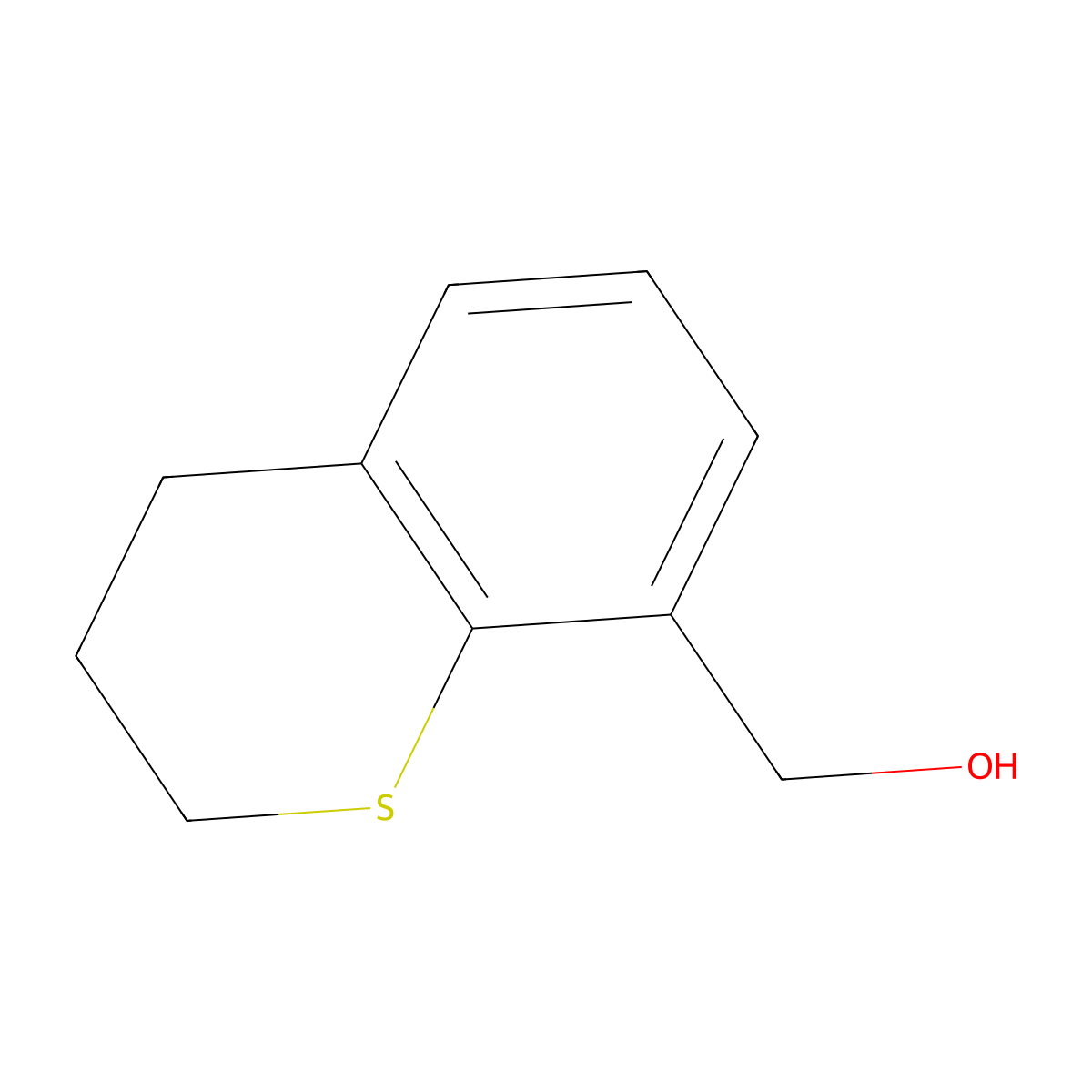 (3,4-dihydro-2H-1-benzothiopyran-8-yl)methanol molecular structure, CAS 1391273-83-8