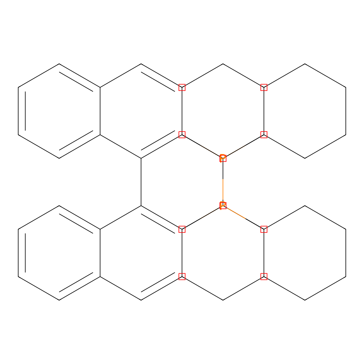 (R)-2,2'-Bis(dicyclohexylphosphino)-1,1'-binaphthalene molecular structure, CAS 139139-92-7