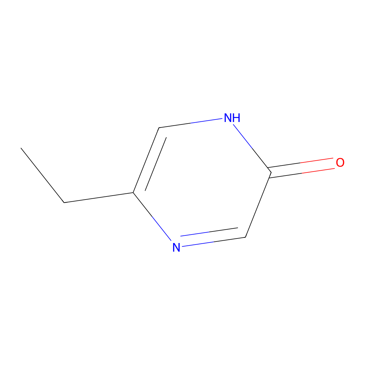 5-Ethylpyrazin-2-OL molecular structure, CAS 139143-17-2