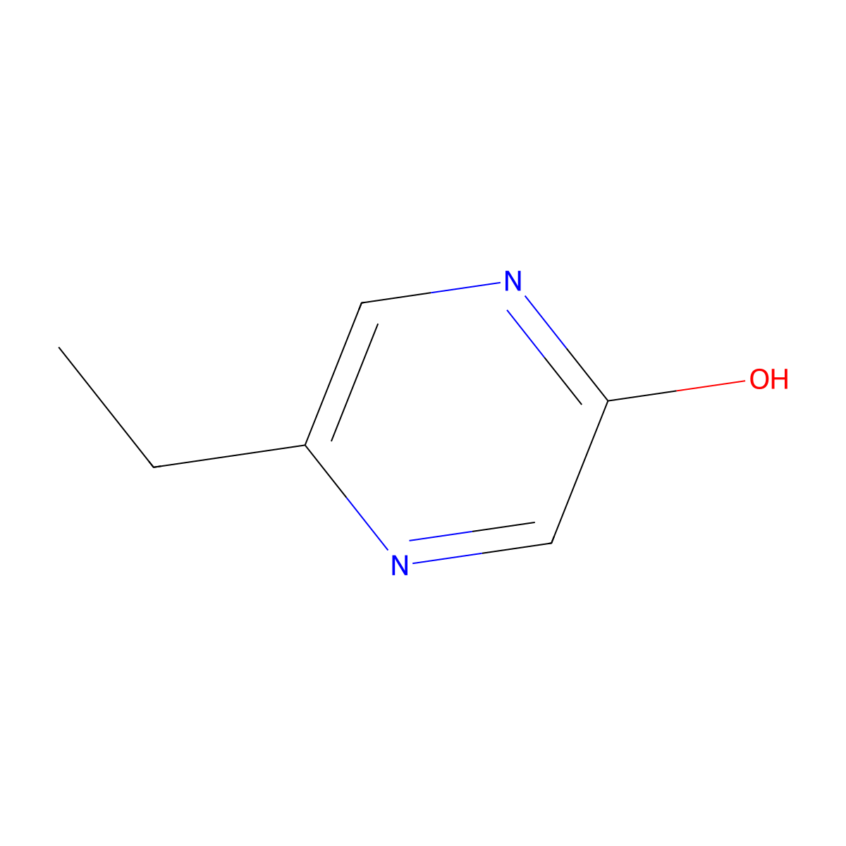 5-Ethylpyrazin-2-OL molecular structure, CAS 139143-17-2