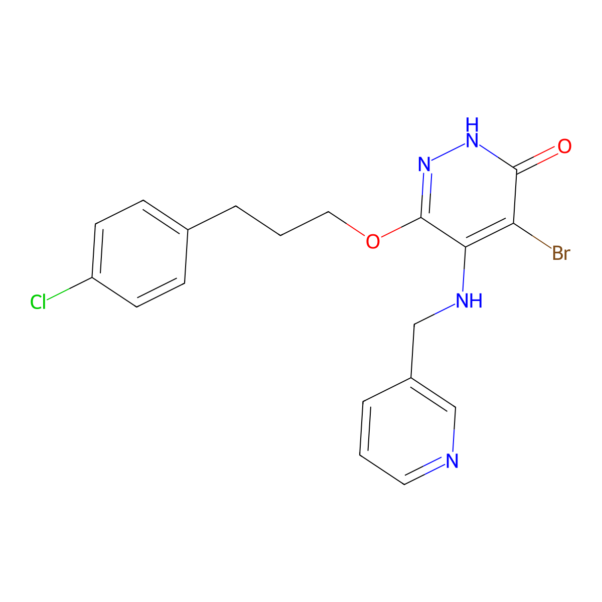 Parogrelil molecular structure, CAS 139145-27-0