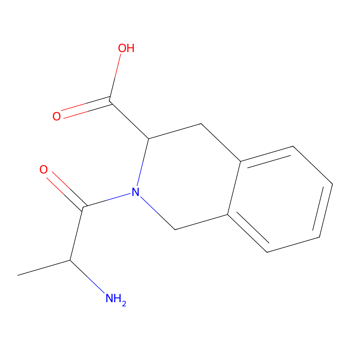 (3R)-2-[(2S)-2-aminopropanoyl]-1,2,3,4-tetrahydroisoquinoline-3-carboxylic acid molecular structure, CAS 1391454-90-2