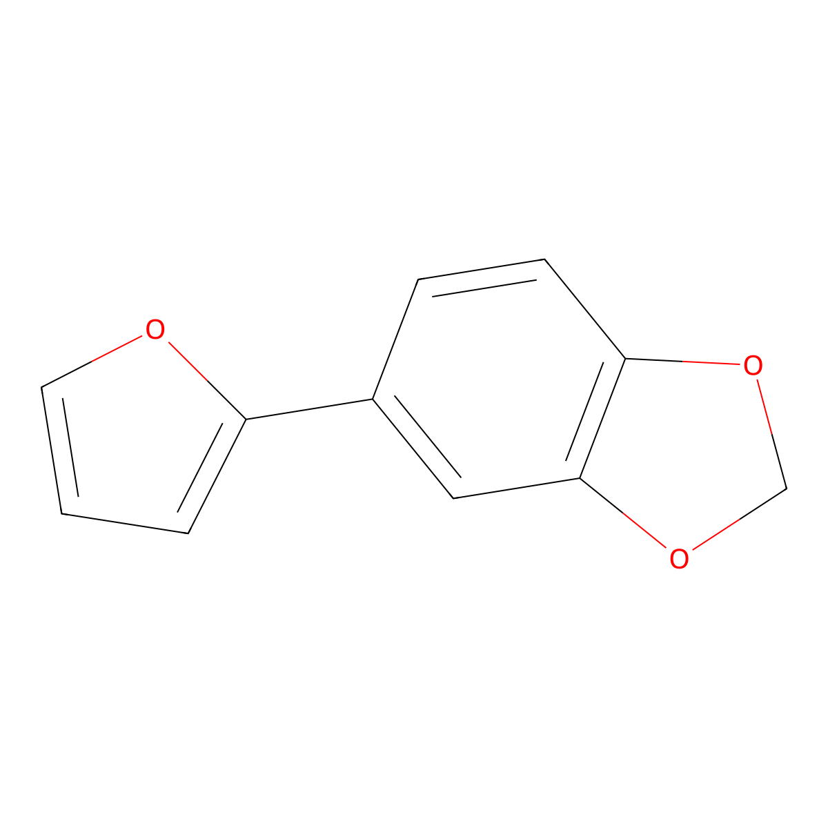 5-(Furan-2-yl)-2H-1,3-benzodioxole molecular structure, CAS 139150-67-7