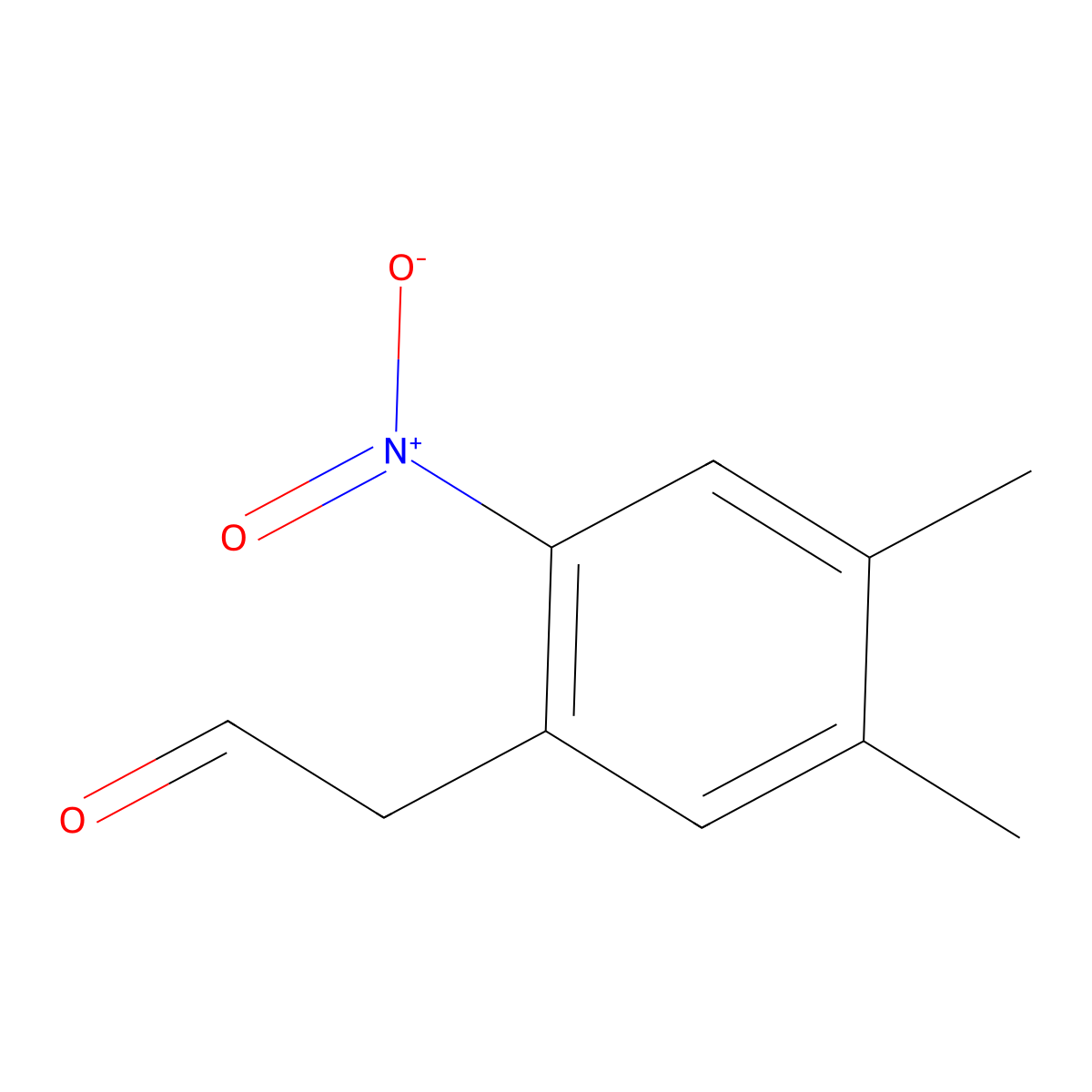 2-(4,5-Dimethyl-2-nitrophenyl)acetaldehyde molecular structure, CAS 1391575-84-0