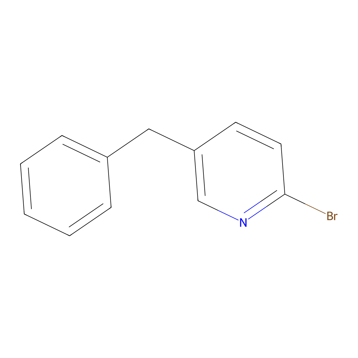 5-Benzyl-2-bromopyridine molecular structure, CAS 1391737-98-6