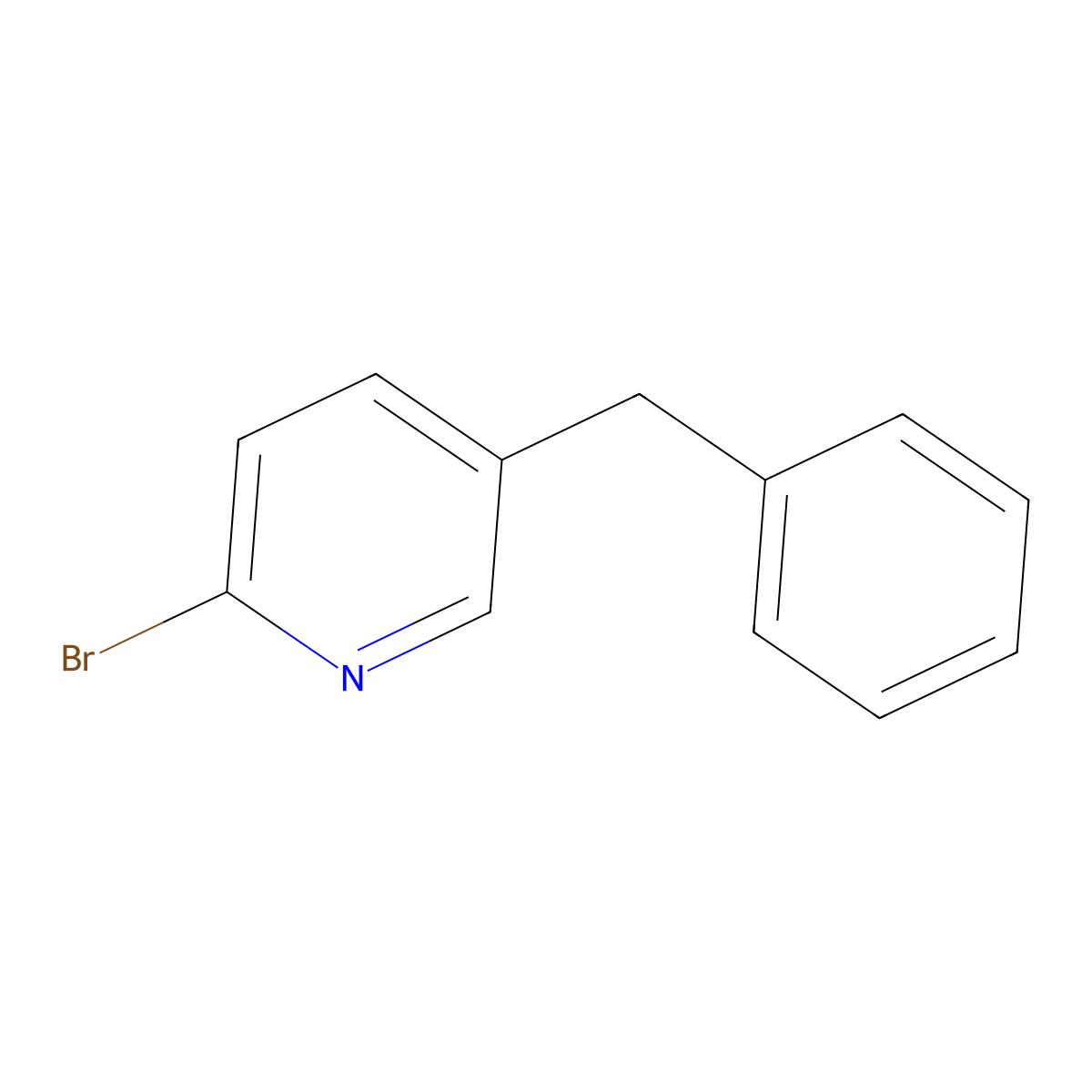 5-Benzyl-2-bromopyridine molecular structure, CAS 1391737-98-6