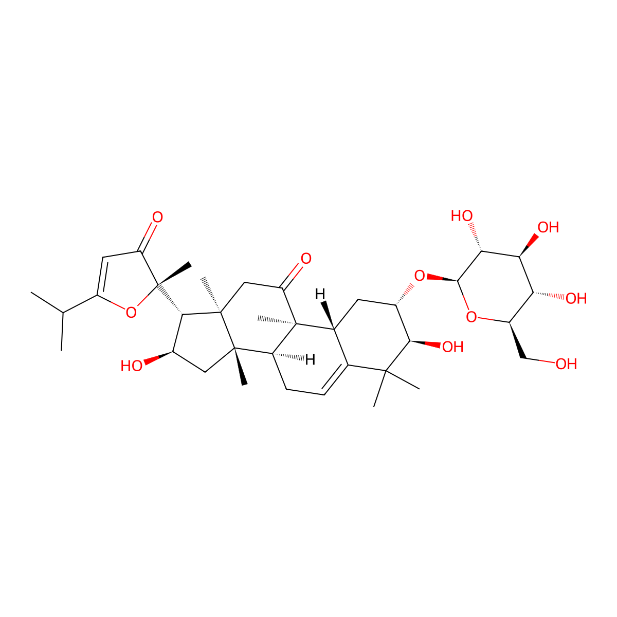 Picfeltarraenin X molecular structure, CAS 1391826-61-1