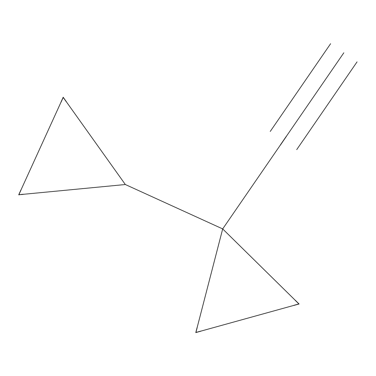 1-Ethynyl-1,1'-bi(cyclopropane) molecular structure, CAS 1391837-72-1