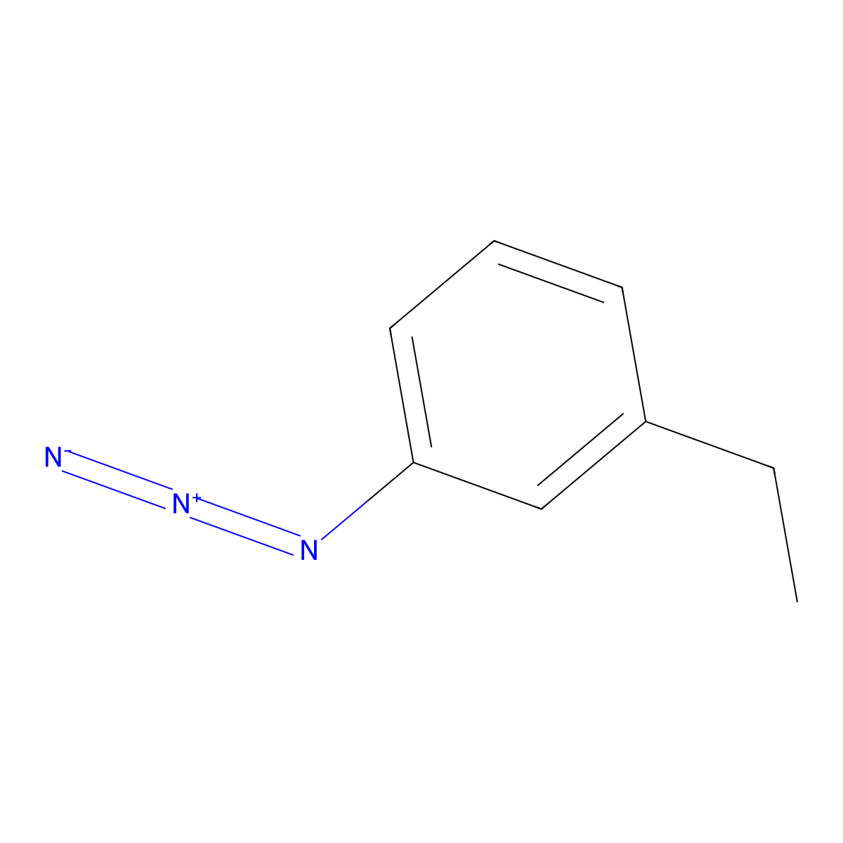 1-Azido-3-ethylbenzene molecular structure, CAS 139192-74-8
